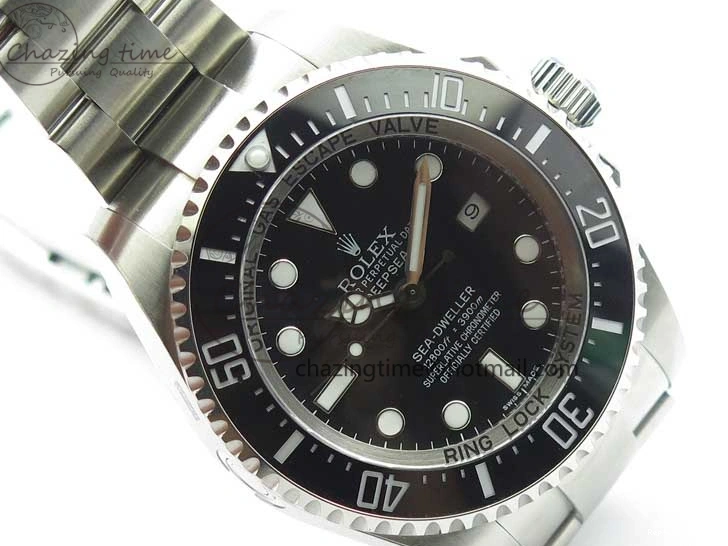 0107 Sea-Dweller DEEPSEA 116660 GMF 316L Steel Black Dial on SS Bracelet A UrbanChic 2959